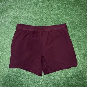 VRST Accelerate Running Shorts Mens Large Purple Lined 5" Lightweight Stretch